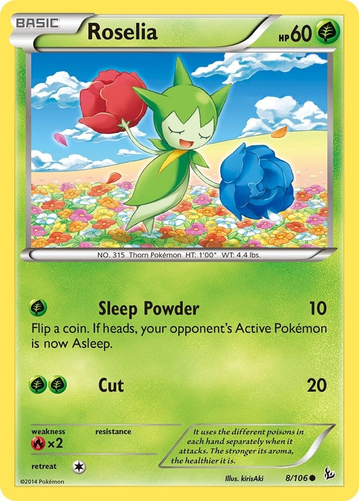 Image for Roselia (8/106) [XY - Flashfire] - Pokemon