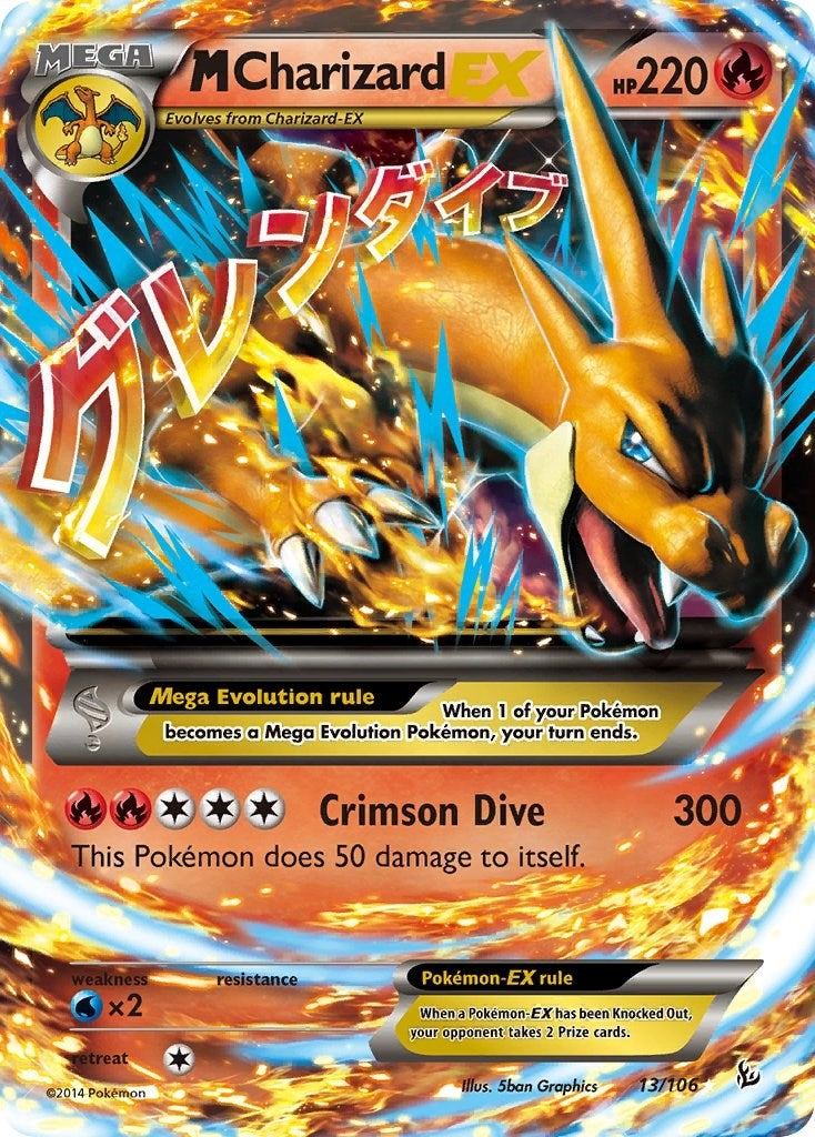 M Charizard EX (Y) (13/106) [XY - Flashfire]