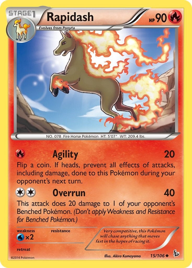 Image for Rapidash (15/106) [XY - Flashfire] - Pokemon