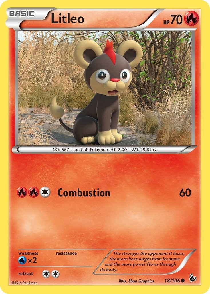 Image for Litleo (18) (18/106) [XY - Flashfire] - Pokemon