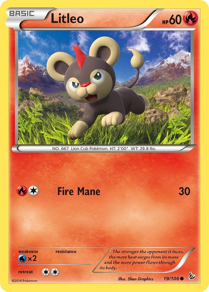 Image for Litleo (19) (19/106) [XY - Flashfire] - Pokemon