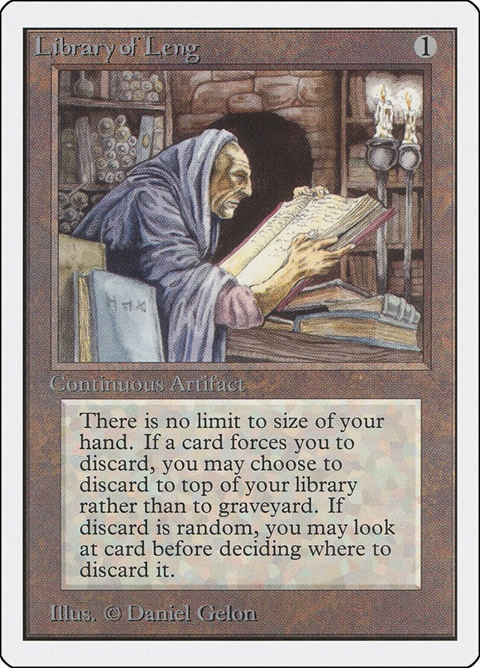 Image for Library of Leng [Unlimited Edition] - Magic: The Gathering