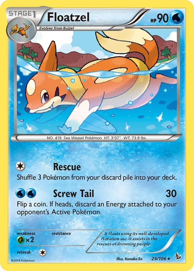 Image for Floatzel (29/106) [XY - Flashfire] - Pokemon