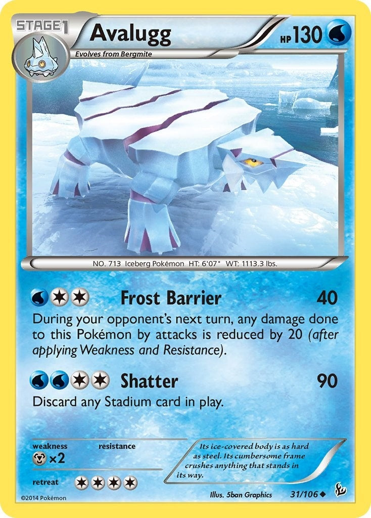 Image for Avalugg (31/106) [XY - Flashfire] - Pokemon
