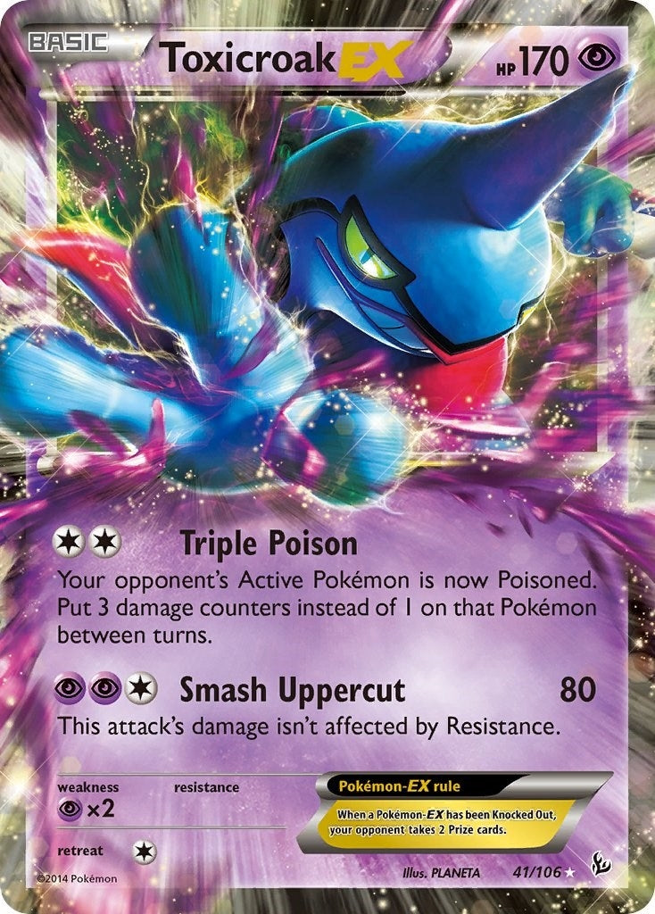 Image for Toxicroak EX (41/106) [XY - Flashfire] - Pokemon