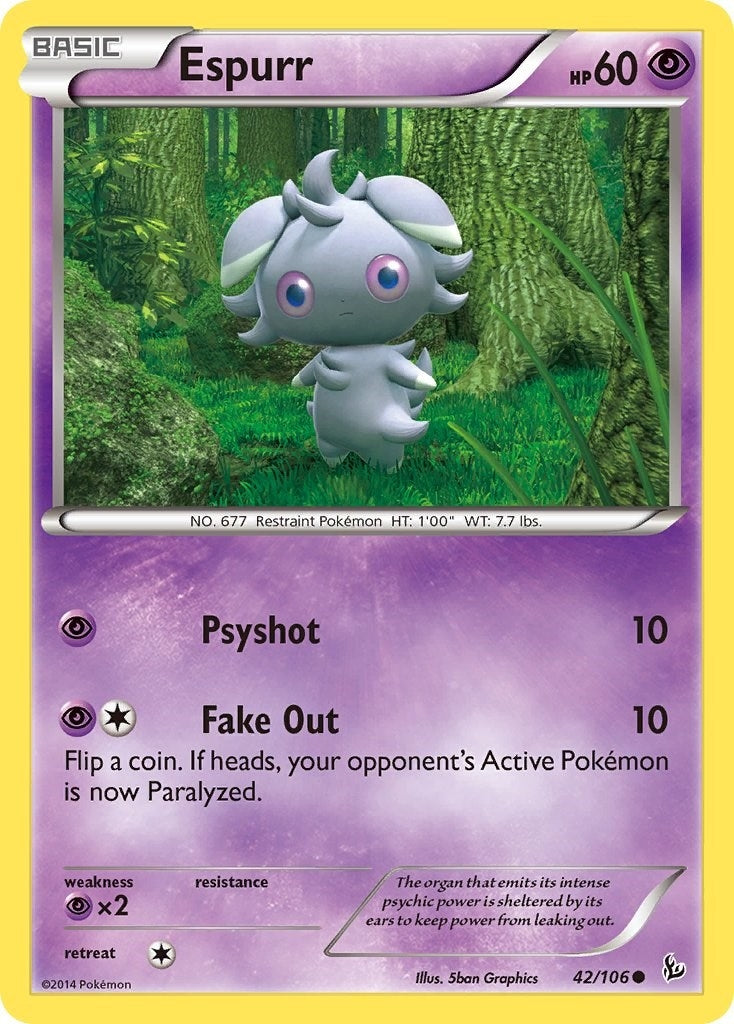 Image for Espurr (42/106) [XY - Flashfire] - Pokemon