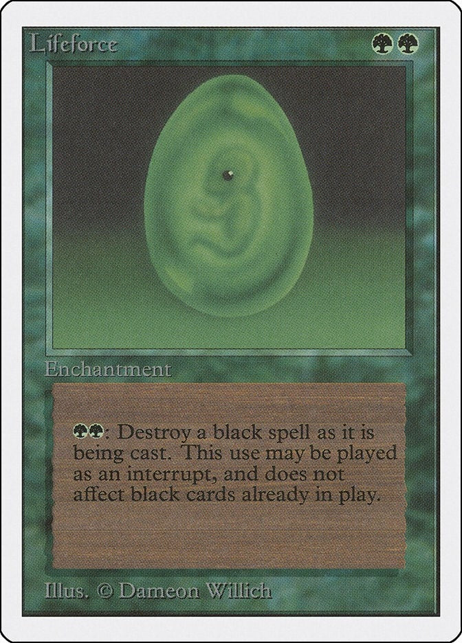 Image for Lifeforce [Unlimited Edition] - Magic: The Gathering