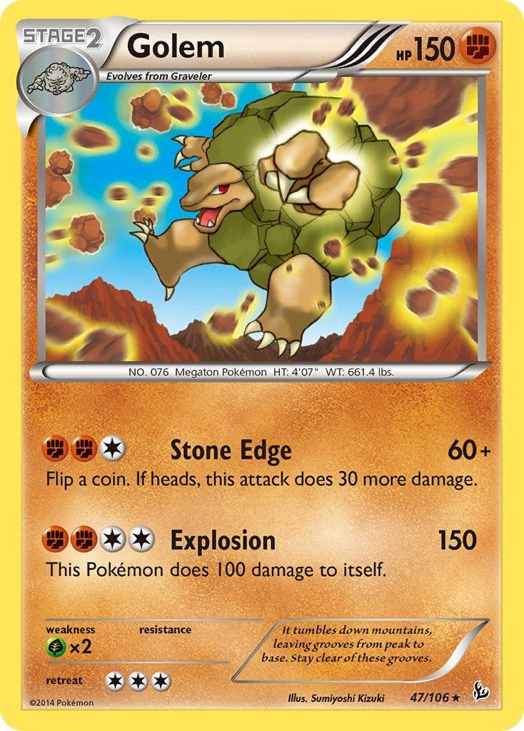 Image for Golem (47/106) [XY - Flashfire] - Pokemon