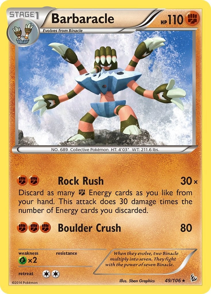 Image for Barbaracle (49/106) [XY - Flashfire] - Pokemon