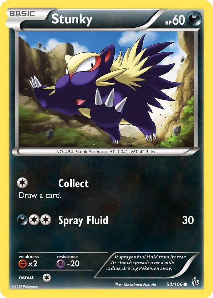Image for Stunky (54) (54/106) [XY - Flashfire] - Pokemon