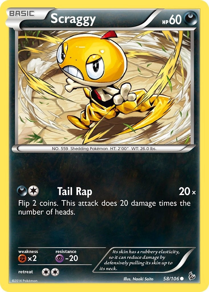 Image for Scraggy (58/106) [XY - Flashfire] - Pokemon