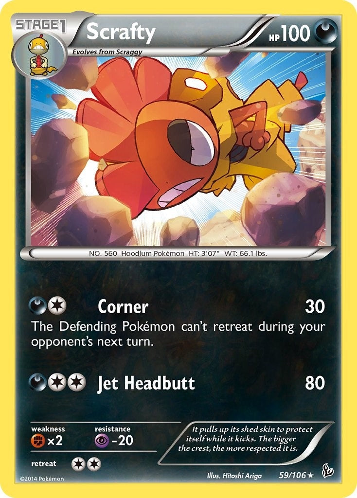 Image for Scrafty (59/106) [XY - Flashfire] - Pokemon