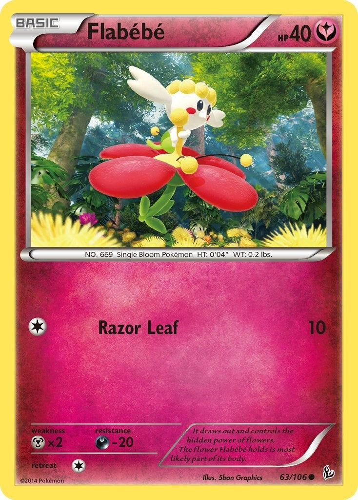 Image for Flabebe (63) (63/106) [XY - Flashfire] - Pokemon