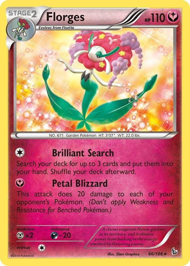 Image for Florges (66/106) [XY - Flashfire] - Pokemon