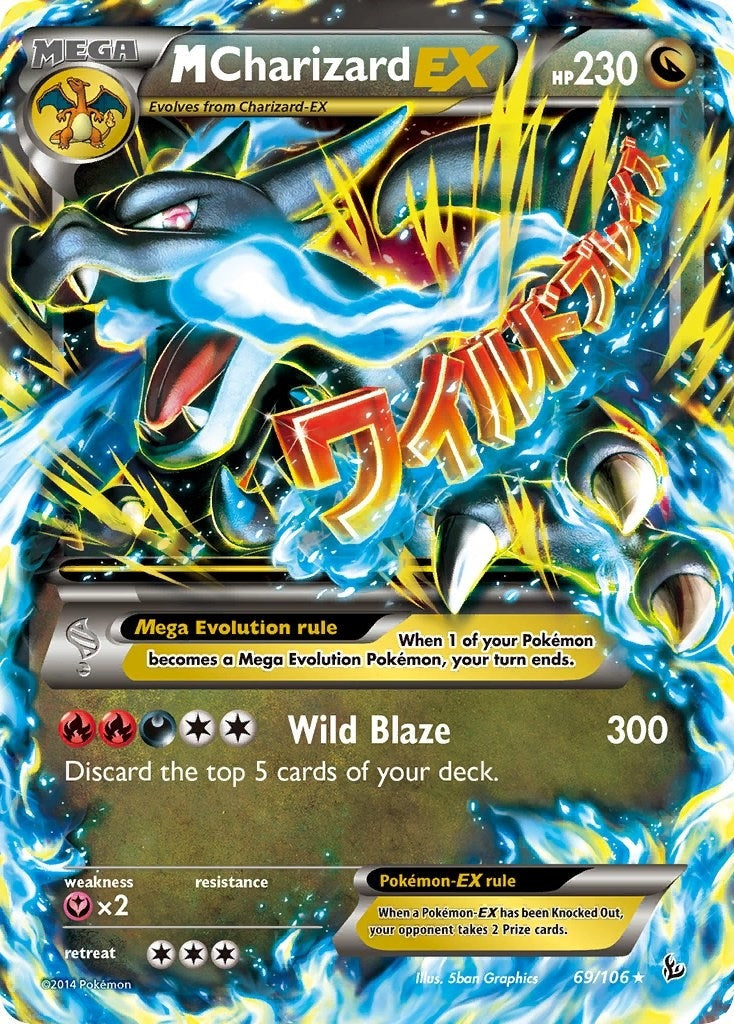 Image for M Charizard EX (X) (69/106) [XY - Flashfire] - Pokemon