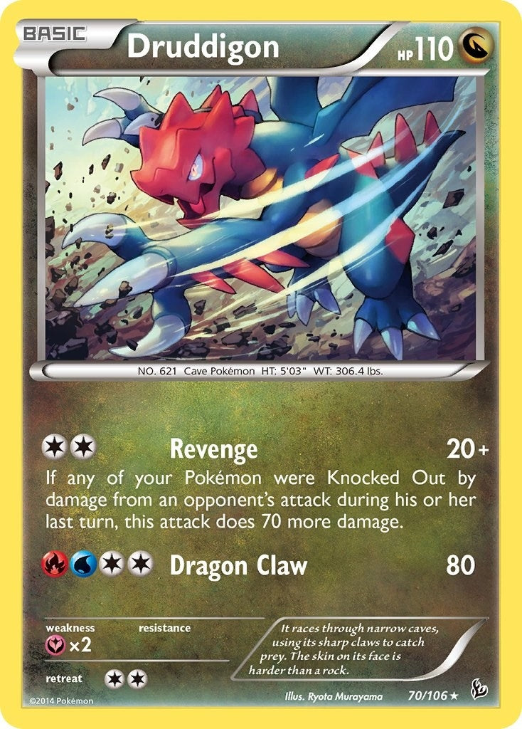 Image for Druddigon (70/106) [XY - Flashfire] - Pokemon