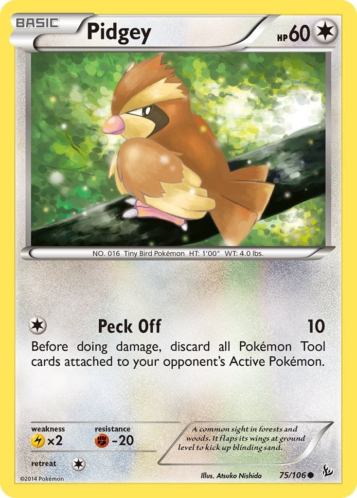 Image for Pidgey (75/106) [XY - Flashfire] - Pokemon