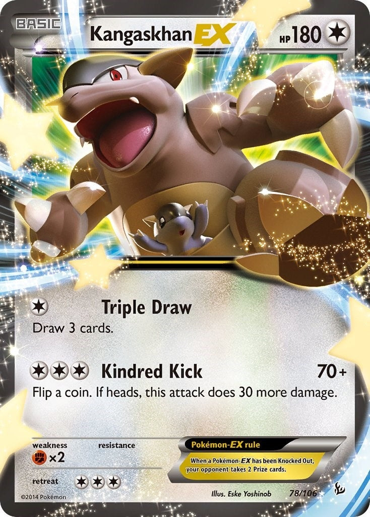 Image for Kangaskhan EX (78/106) [XY - Flashfire] - Pokemon