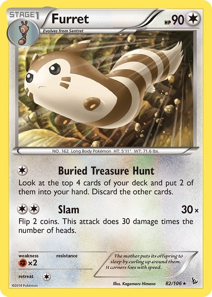 Image for Furret (82/106) [XY - Flashfire] - Pokemon
