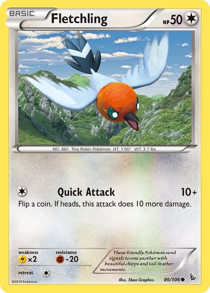 Image for Fletchling (86/106) [XY - Flashfire] - Pokemon