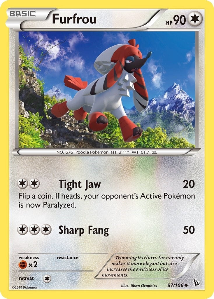 Image for Furfrou (87/106) [XY - Flashfire] - Pokemon