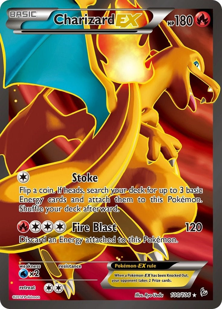 Image for Charizard EX (100 Full Art) (100/106) [XY - Flashfire] - Pokemon