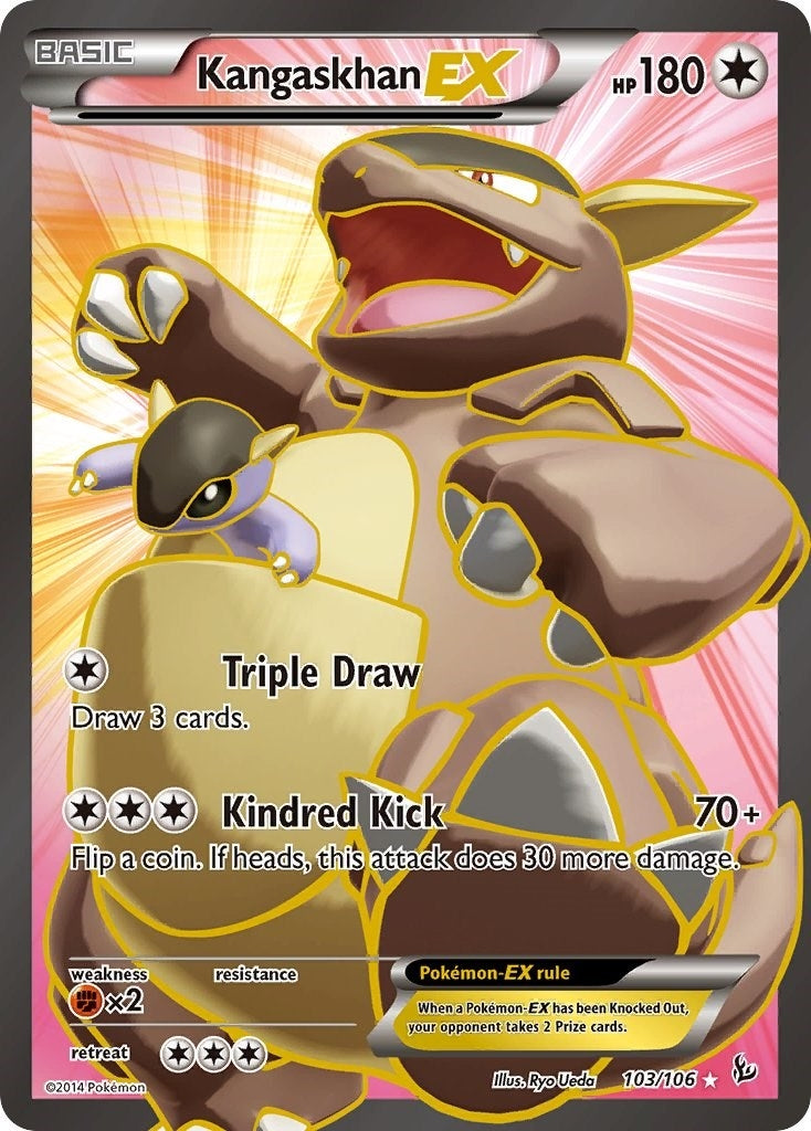 Image for Kangaskhan EX (103 Full Art) (103/106) [XY - Flashfire] - Pokemon