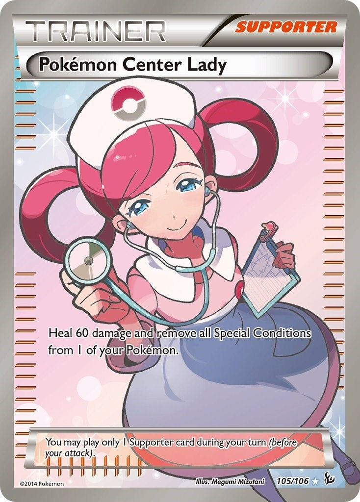 Image for Pokemon Center Lady (105 Full Art) (105/106) [XY - Flashfire] - Pokemon