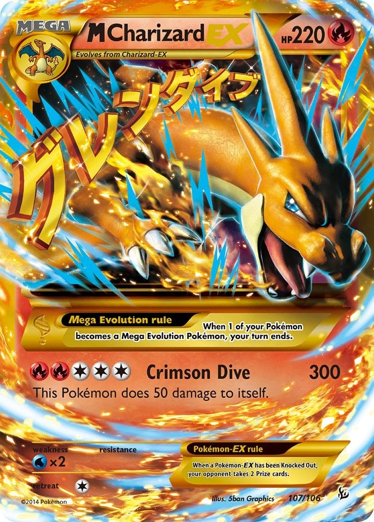 Image for M Charizard EX (Y) (Secret) (107/106) [XY - Flashfire] - Pokemon