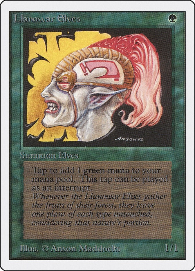 Image for Llanowar Elves [Unlimited Edition] - Magic: The Gathering