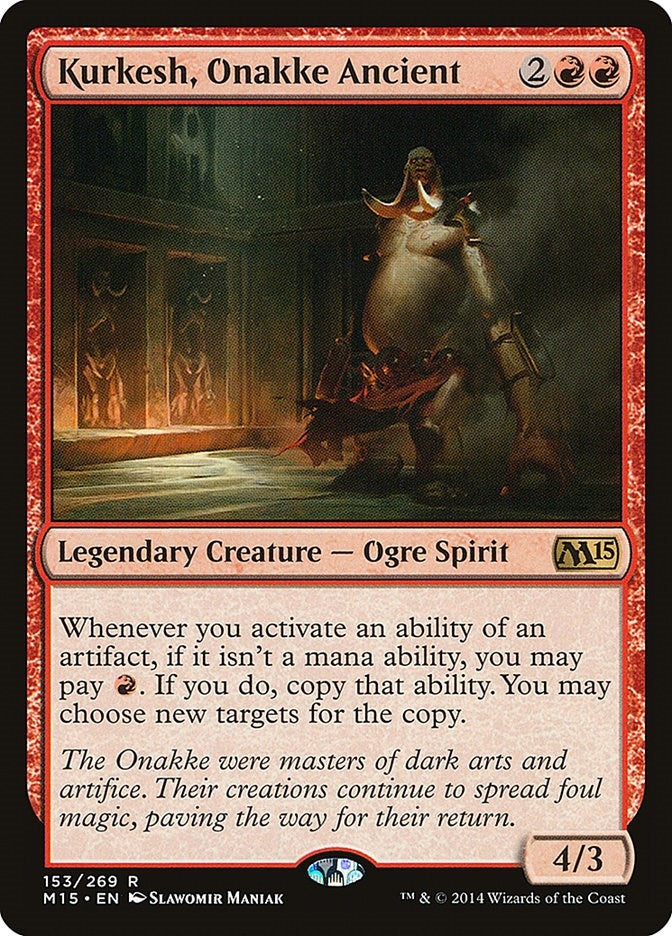 Image for Kurkesh, Onakke Ancient (153) [Magic 2015 (M15)] - Magic: The Gathering