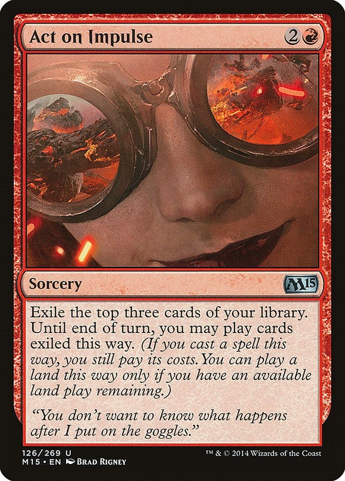 Image for Act on Impulse (126) [Magic 2015 (M15)] - Magic: The Gathering