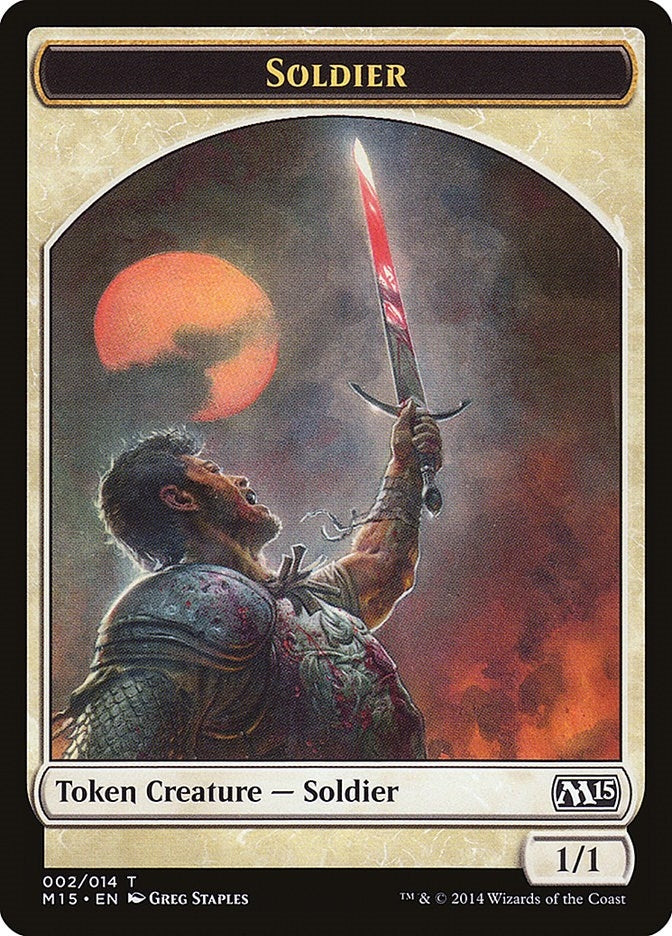 Image for Soldier Token (2) [Magic 2015 (M15)] - Magic: The Gathering