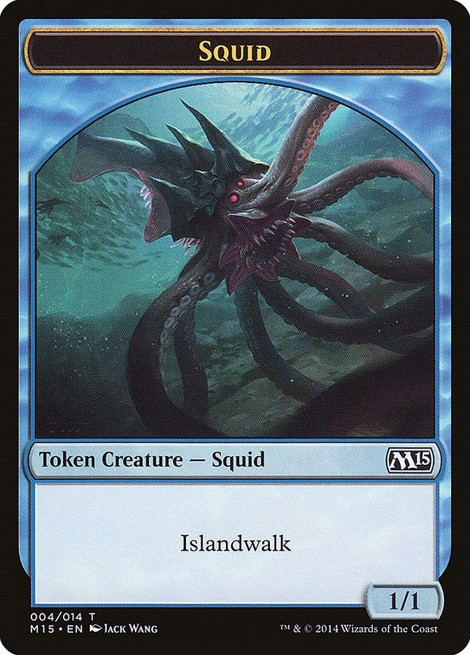 Image for Squid Token (4) [Magic 2015 (M15)] - Magic: The Gathering