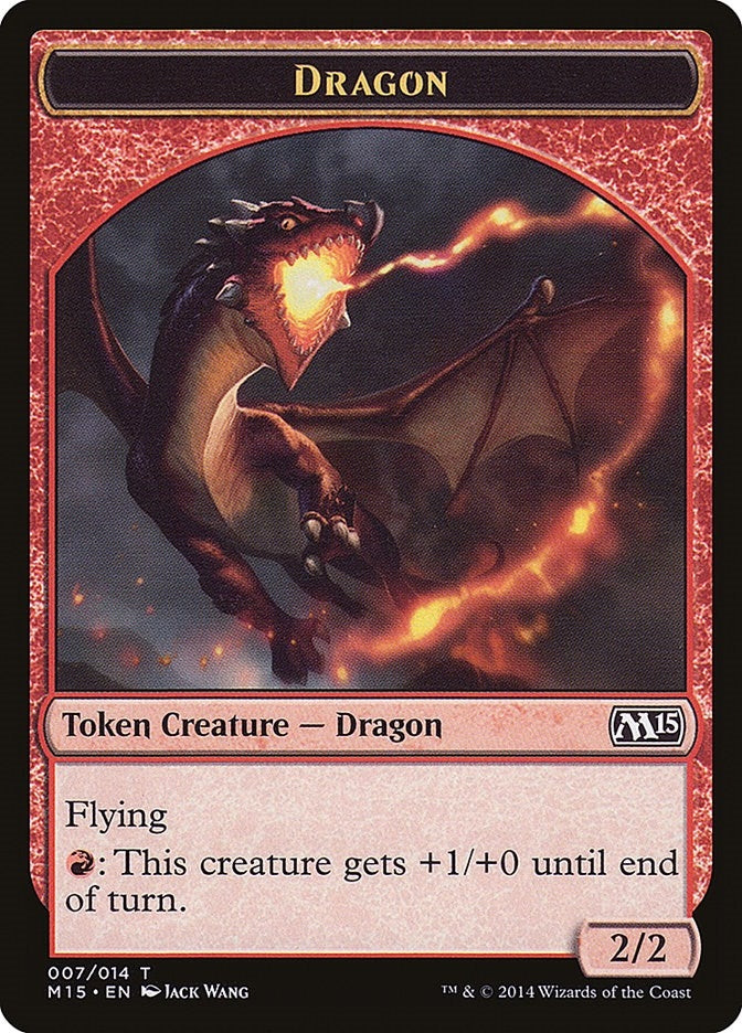Image for Dragon Token (7) [Magic 2015 (M15)] - Magic: The Gathering