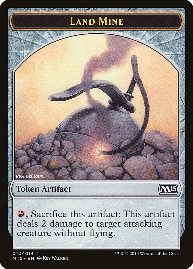 Land Mine Token (12) [Magic 2015 (M15) Tokens]