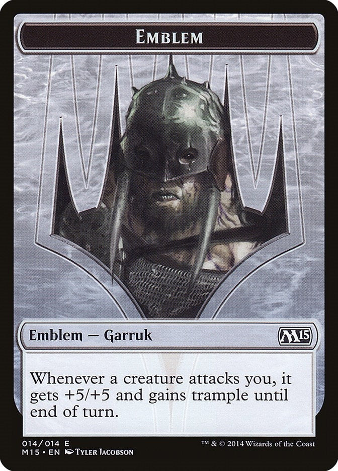 Image for Emblem - Garruk, Apex Predator (14) [Magic 2015 (M15)] - Magic: The Gathering