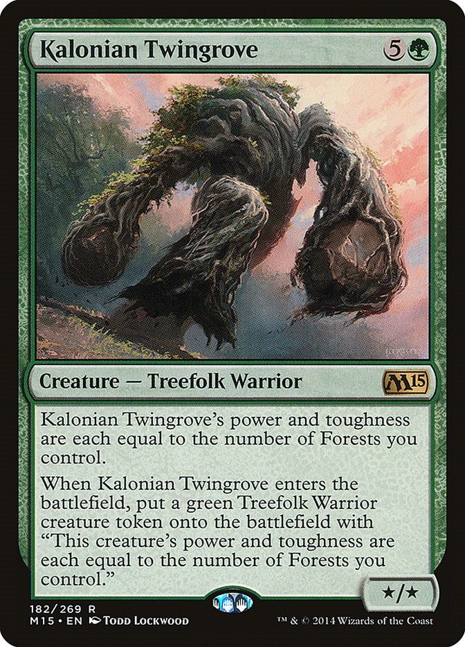 Kalonian Twingrove (182) [Magic 2015 (M15)]