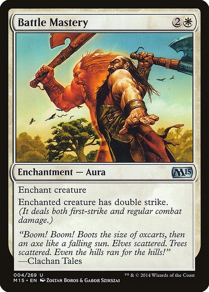 Image for Battle Mastery (4) [Magic 2015 (M15)] - Magic: The Gathering