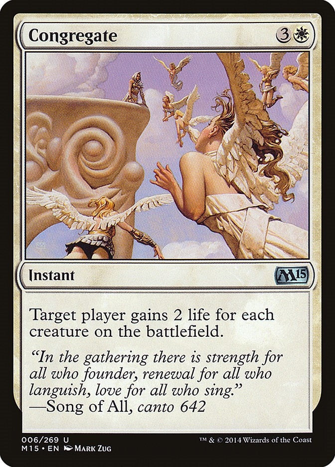 Image for Congregate (6) [Magic 2015 (M15)] - Magic: The Gathering