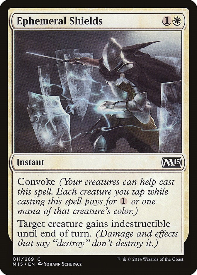 Image for Ephemeral Shields (11) [Magic 2015 (M15)] - Magic: The Gathering