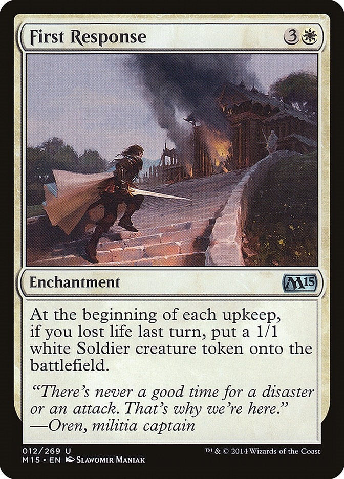 Image for First Response (12) [Magic 2015 (M15)] - Magic: The Gathering