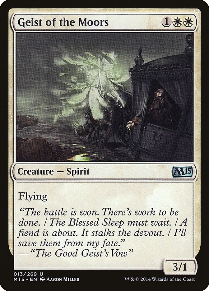 Image for Geist of the Moors (13) [Magic 2015 (M15)] - Magic: The Gathering