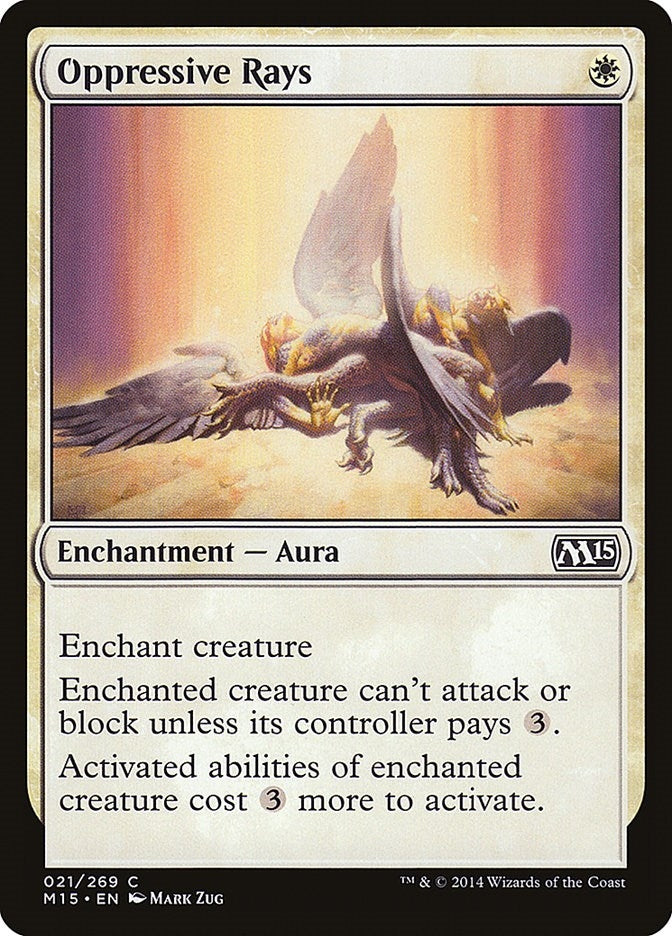 Image for Oppressive Rays (21) [Magic 2015 (M15)] - Magic: The Gathering