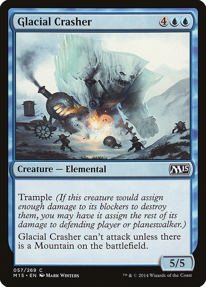 Image for Glacial Crasher (57) [Magic 2015 (M15)] - Magic: The Gathering