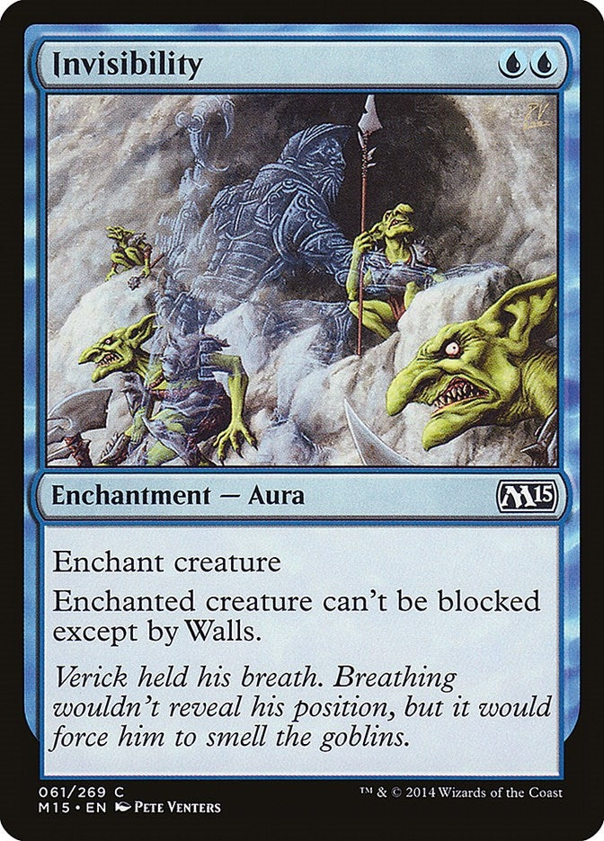 Image for Invisibility (61) [Magic 2015 (M15)] - Magic: The Gathering