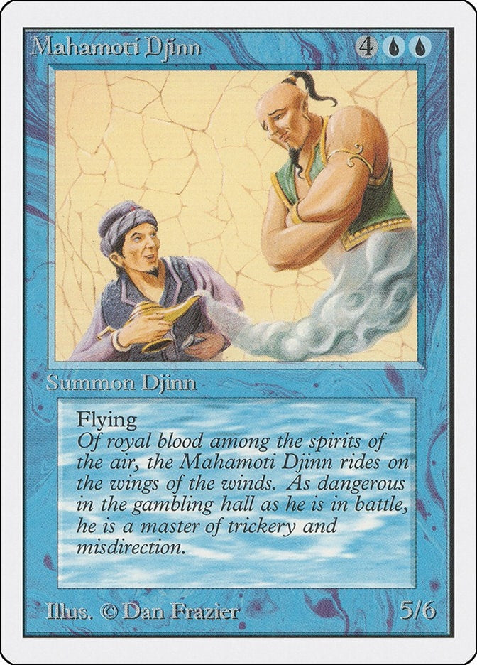 Image for Mahamoti Djinn [Unlimited Edition] - Magic: The Gathering