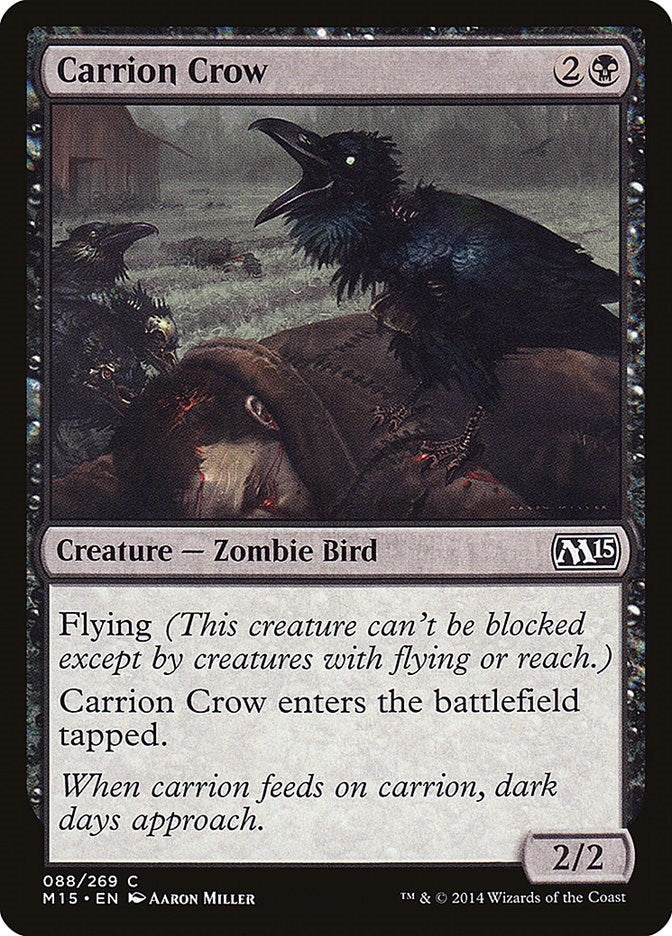 Image for Carrion Crow (88) [Magic 2015 (M15)] - Magic: The Gathering