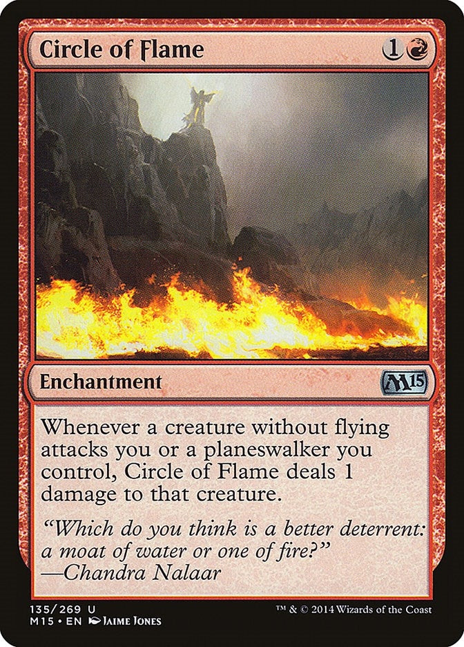 Image for Circle of Flame (135) [Magic 2015 (M15)] - Magic: The Gathering