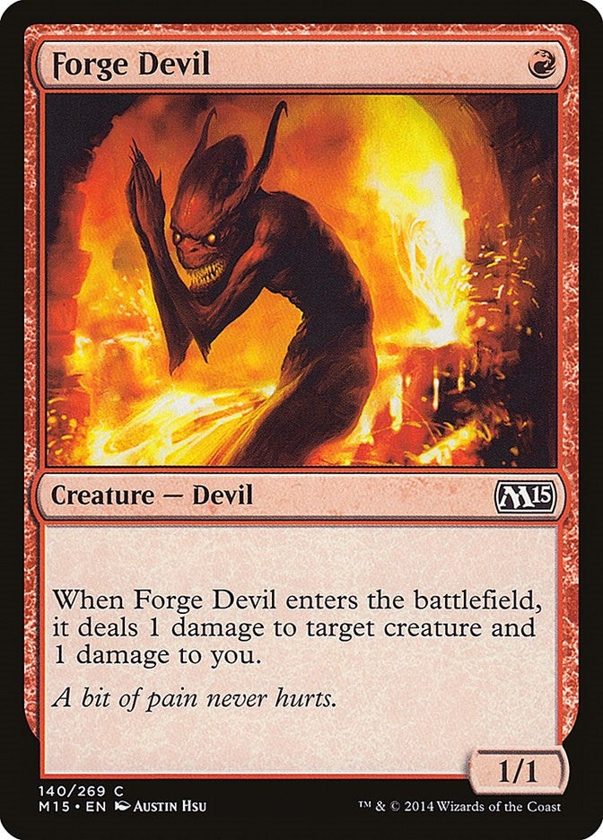 Image for Forge Devil (140) [Magic 2015 (M15)] - Magic: The Gathering